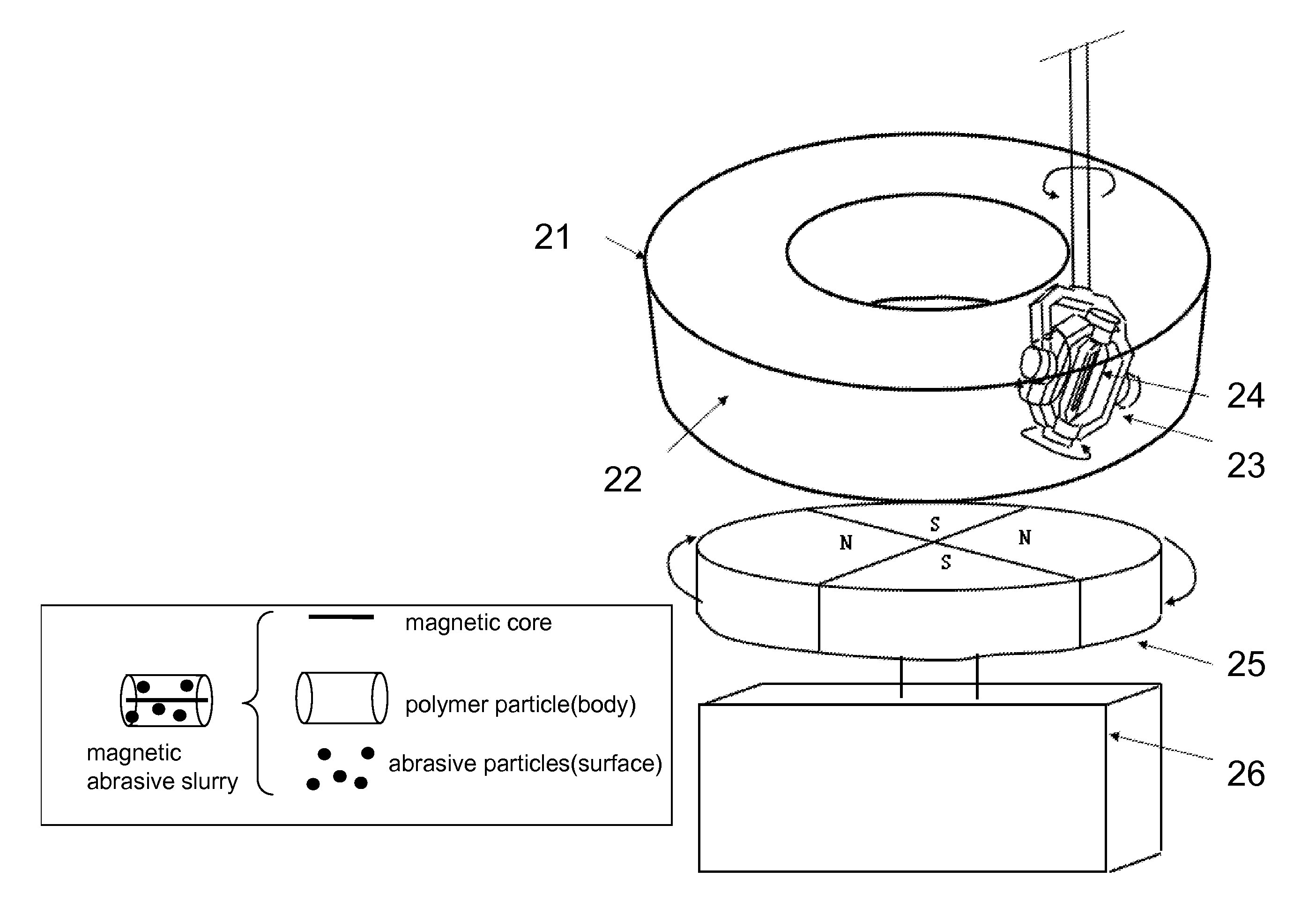 Automatic polishing device for surface finishing of complex-curved-profile parts