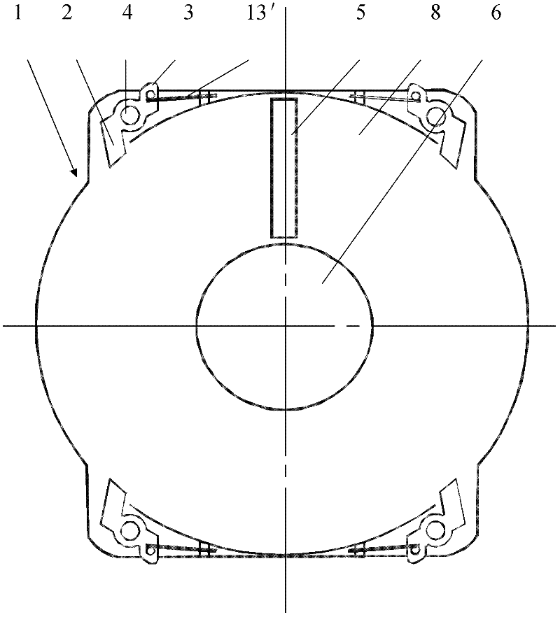 Single side disc protecting box and optical disc read-write apparatus matching therewith