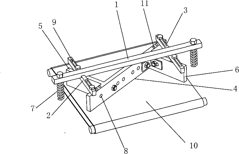 Sealing and cutting device and method for manufacturing small-opening clip chain bag with same