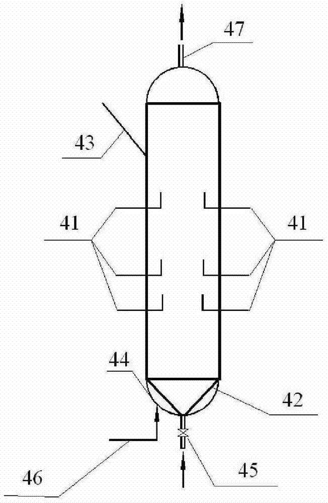 Jet pipe, fluidized bed reactor with jet pipe and coal catalyzing and gasifying method