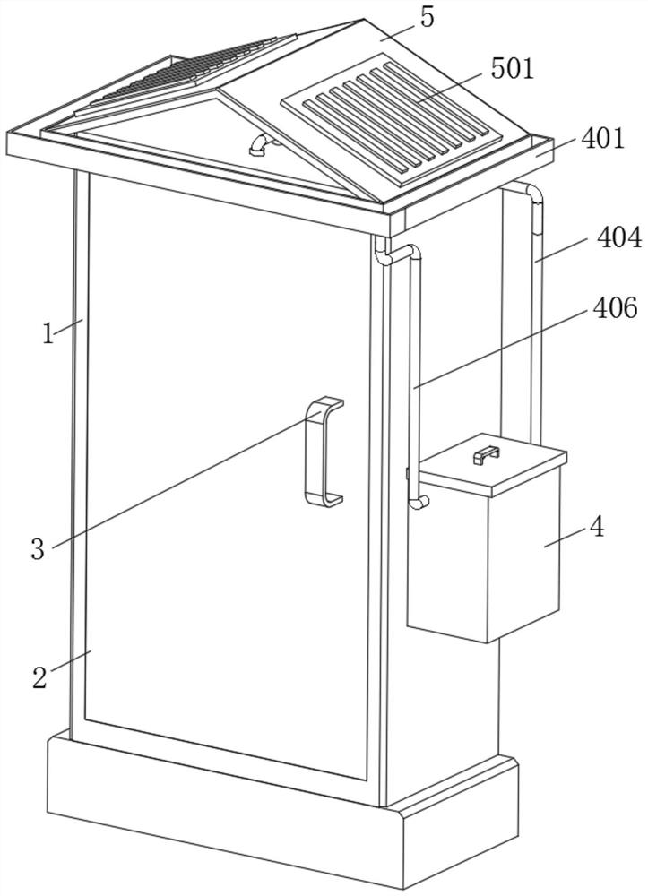 Outdoor high-low voltage power distribution cabinet