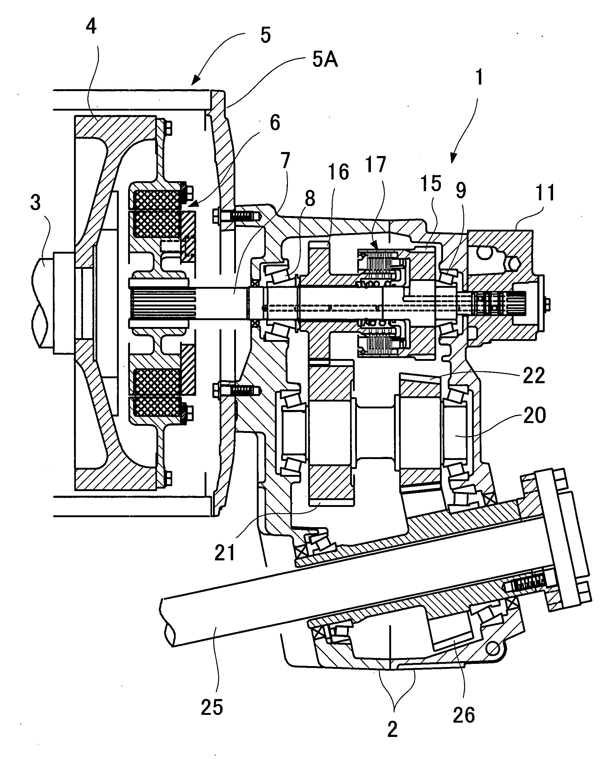 Marine reduction and reverse gear unit