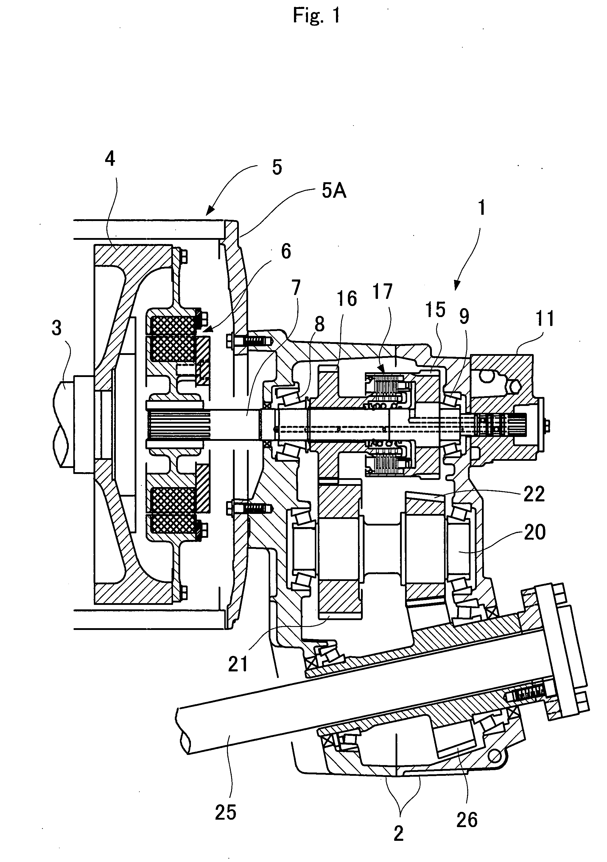 Marine reduction and reverse gear unit