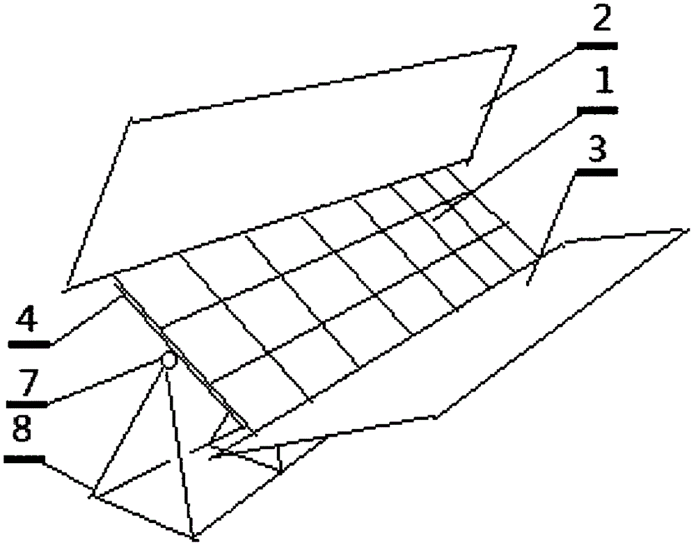 A growing dual-plane mirror reflective photovoltaic intelligent concentrating system