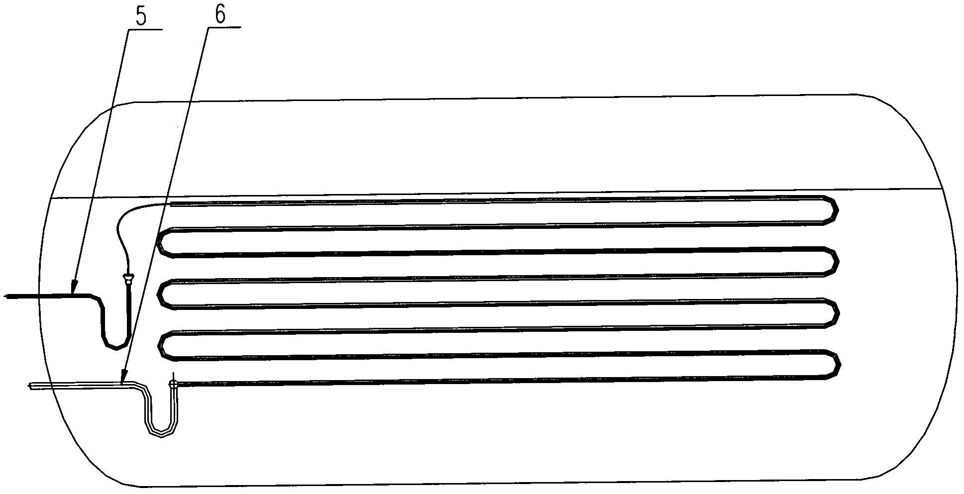 Low-pressure carbon dioxide extinguishing agent storage device