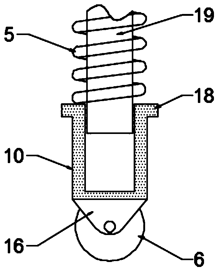 Geological survey instrument supporting device