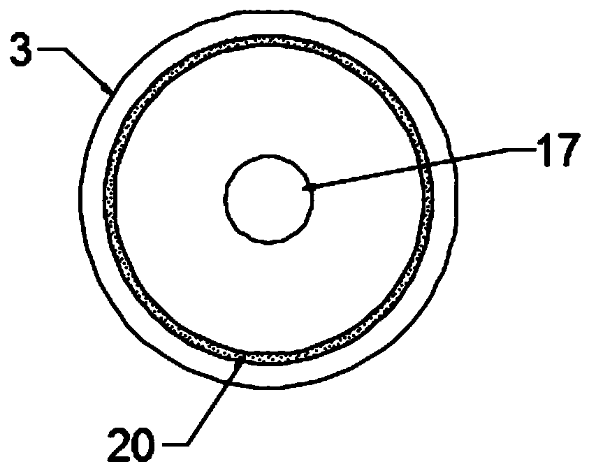 Geological survey instrument supporting device