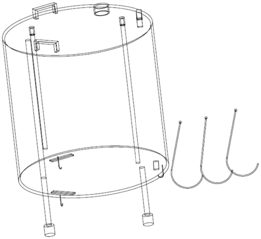 Modular orderly liquid adding device and using method thereof