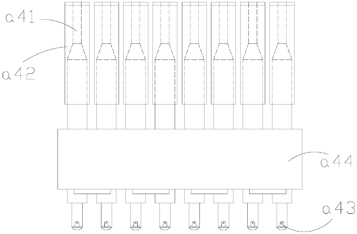 Novel double-flow cross-test capacity check testing machine for storage battery pack