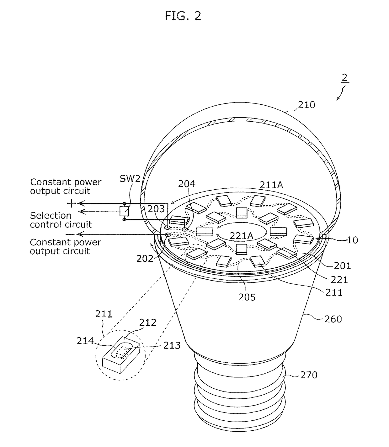 Lighting source and lighting apparatus