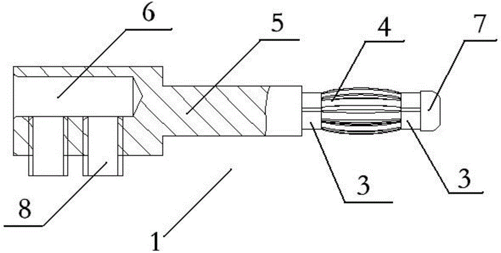 Lantern-shaped contact head