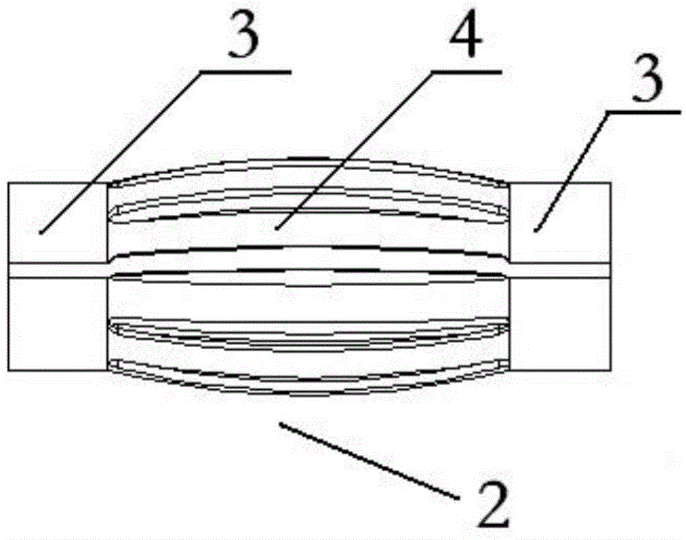 Lantern-shaped contact head