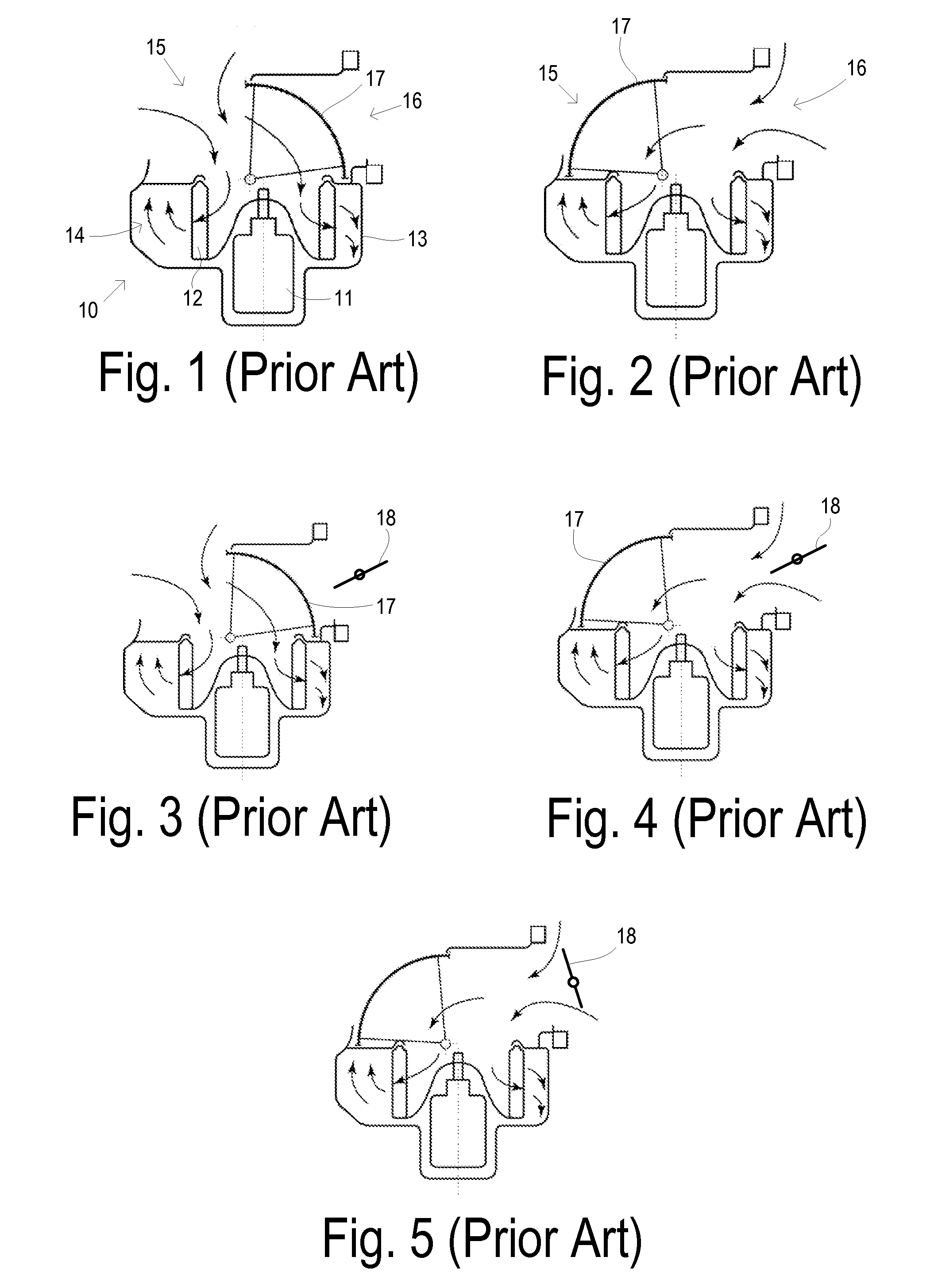 HVAC Air Inlet with Blend Mode and Fresh-Restricted Mode