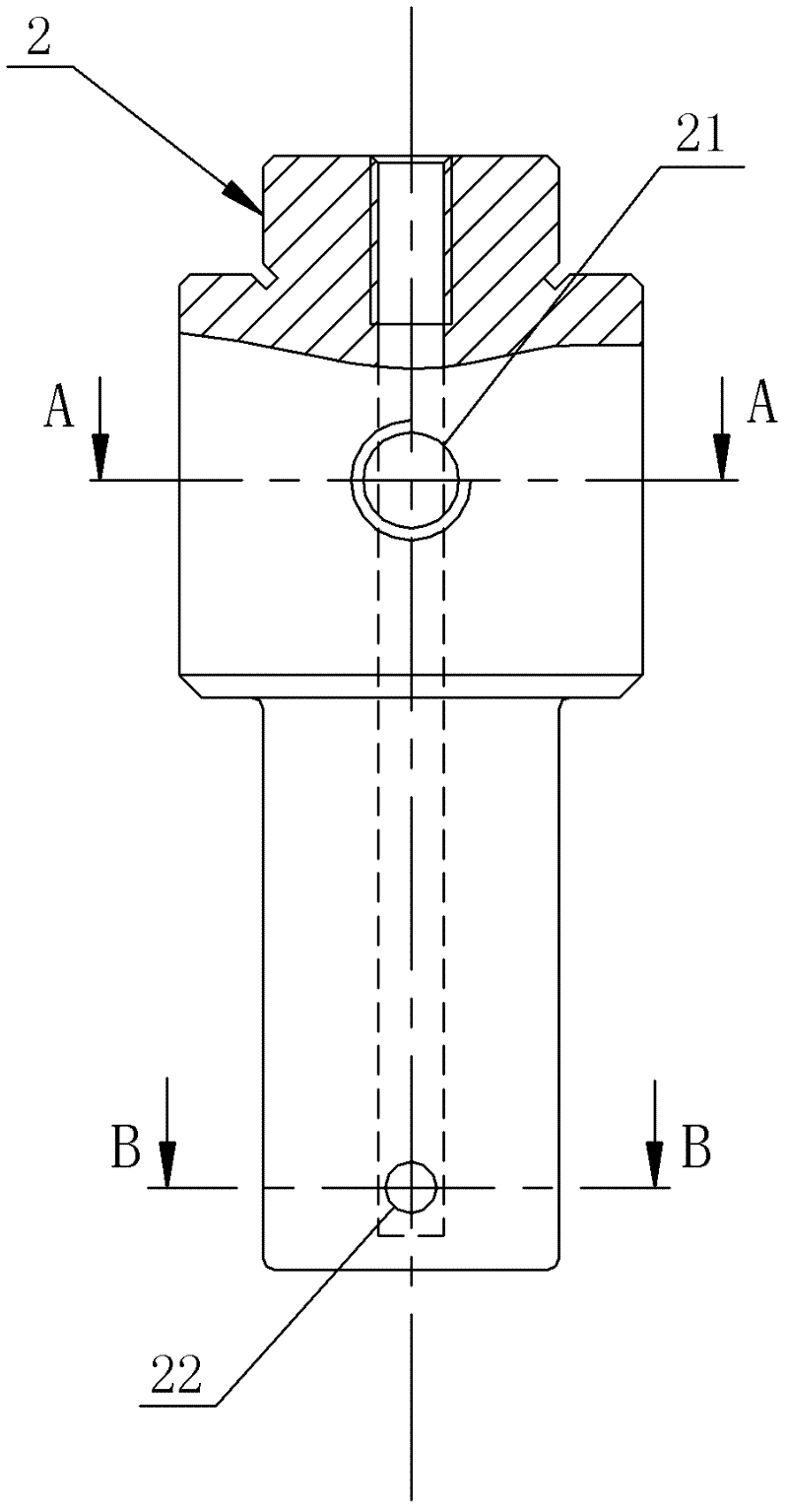 Blowing device of multi-station pressure machine