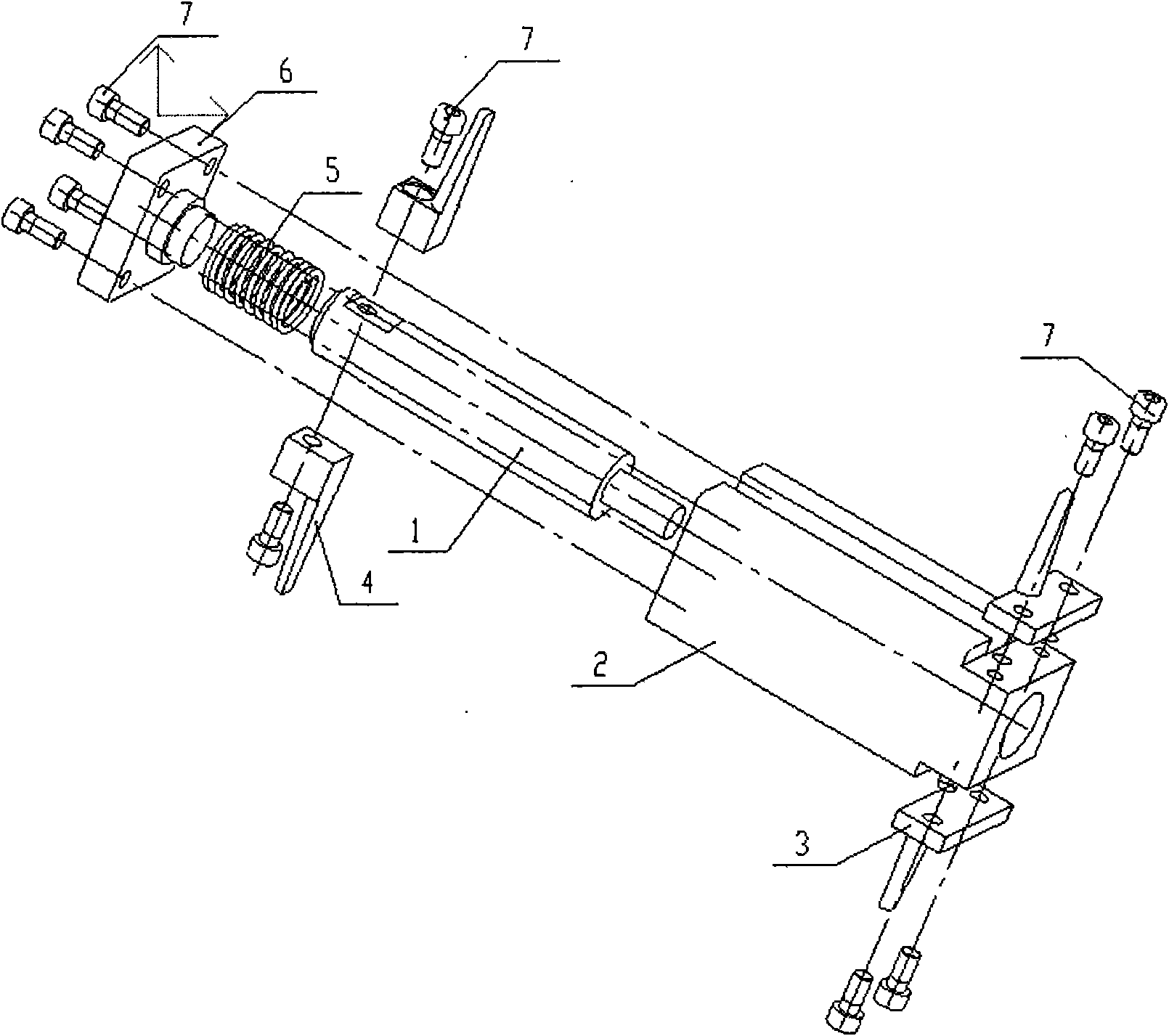 Tool for expanding adhesive thermal contraction pipe in cable