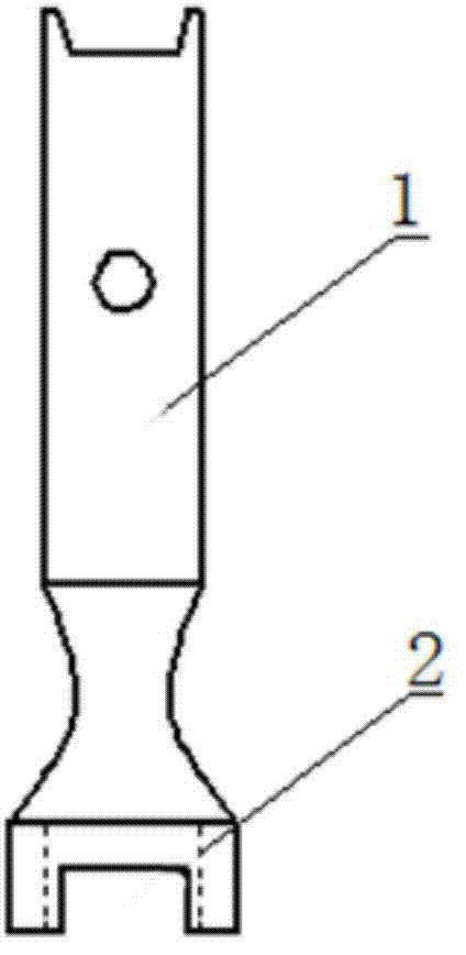 Press foot special for sewing parachute connection rope and sewing machine