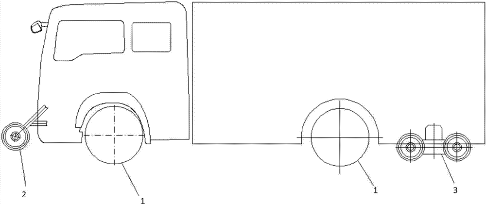 Road-rail dual-mode-vehicle automatic rail alignment system and method thereof, and fire fighting truck