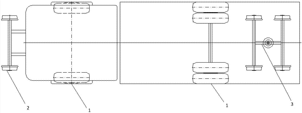 Road-rail dual-mode-vehicle automatic rail alignment system and method thereof, and fire fighting truck