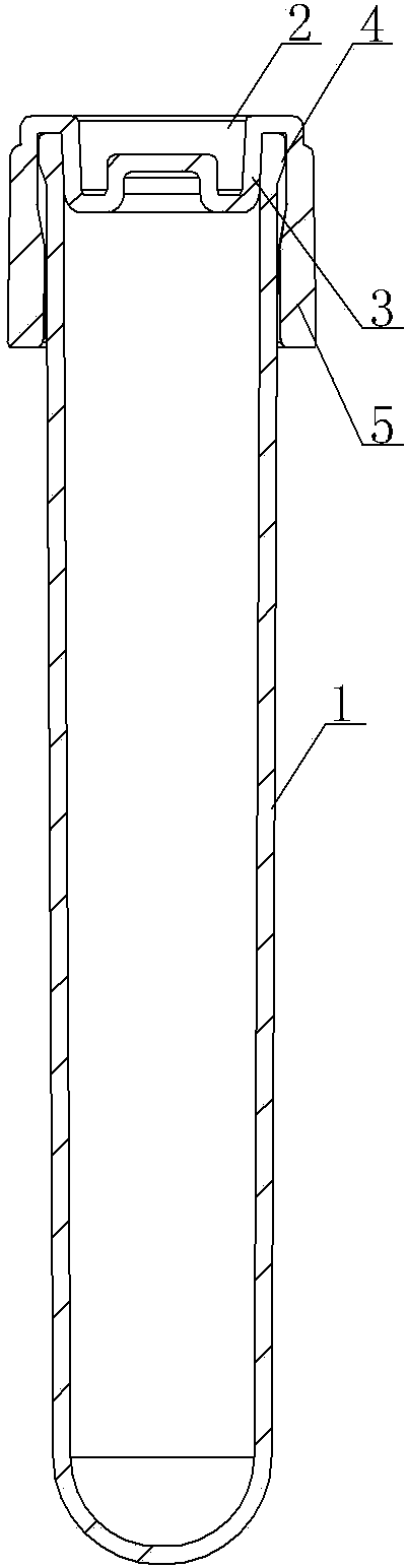 Cell culture tube structure