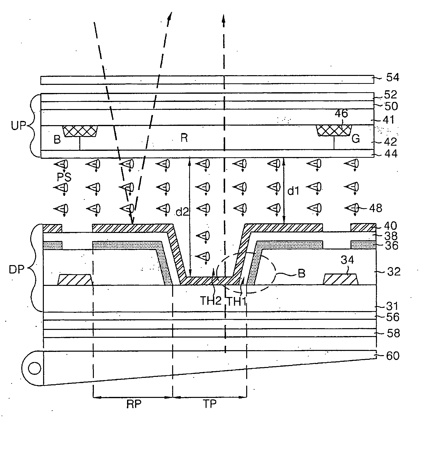 Transflective liquid crystal display panel and apparatus and method of driving the same