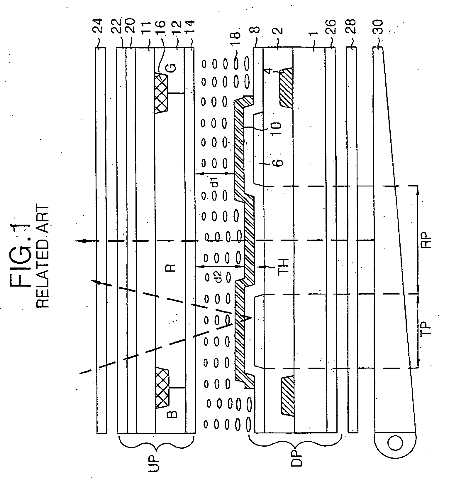 Transflective liquid crystal display panel and apparatus and method of driving the same