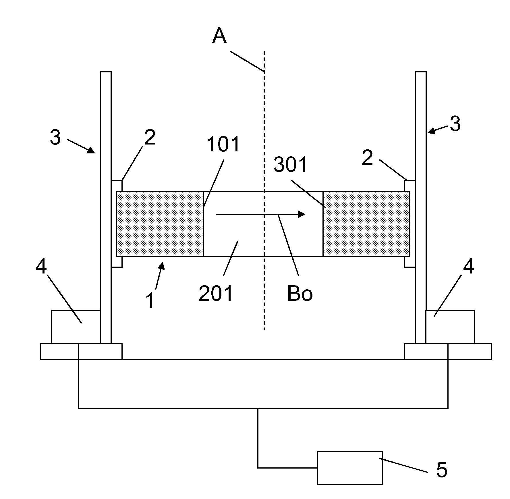 Apparatus for magnetic resonance imaging of patients with limbs, particularly lower limbs, under natural stress