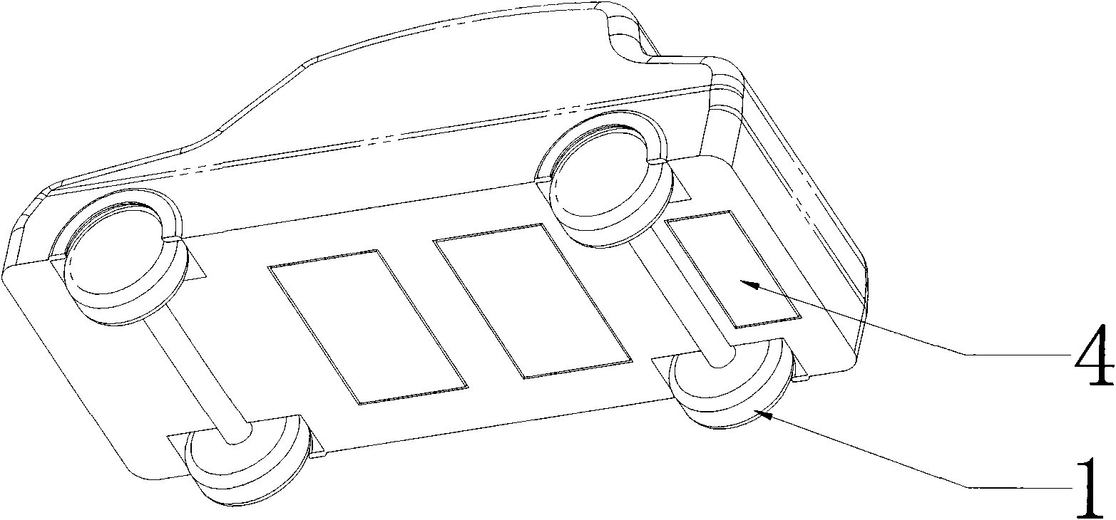 Power battery replacing system and method for electric vehicle