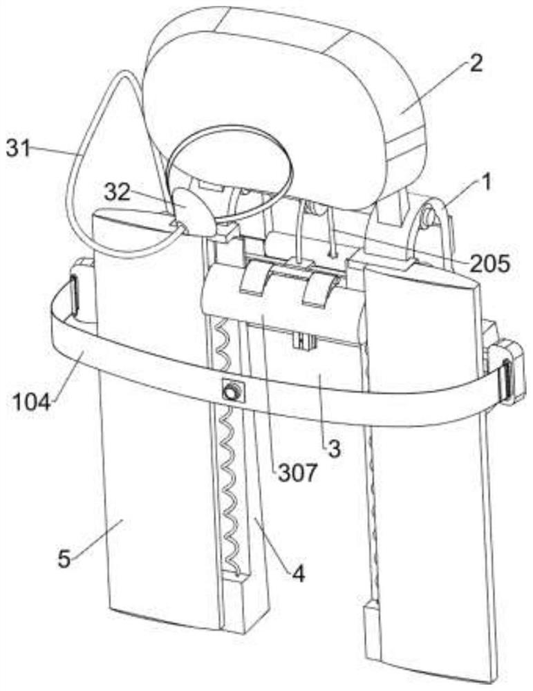 Lung function rehabilitation physical therapy device for respiratory medicine department