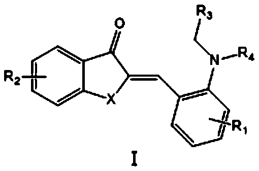 Method for carrying out trans-Micheal addition reaction by taking compound with aurone skeleton as receptor