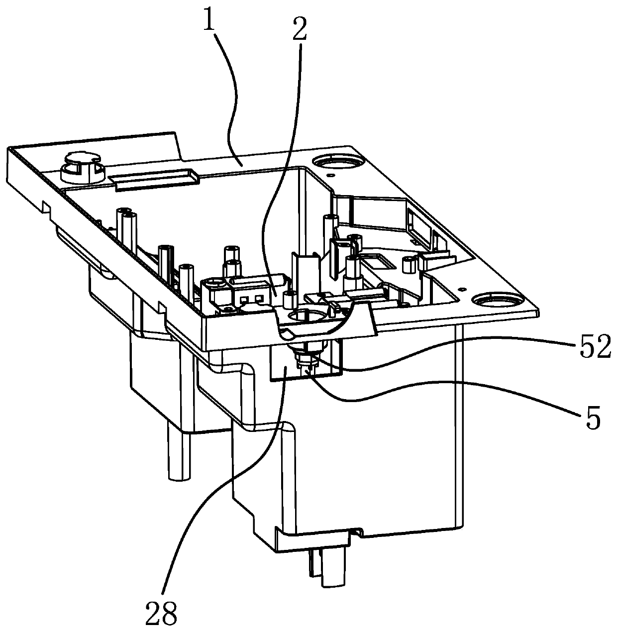 Intelligent toilet flushing structure