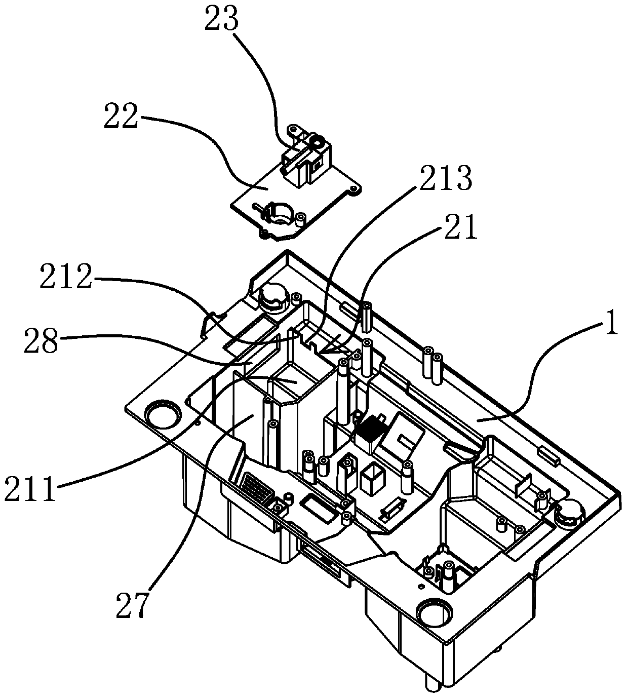 Intelligent toilet flushing structure