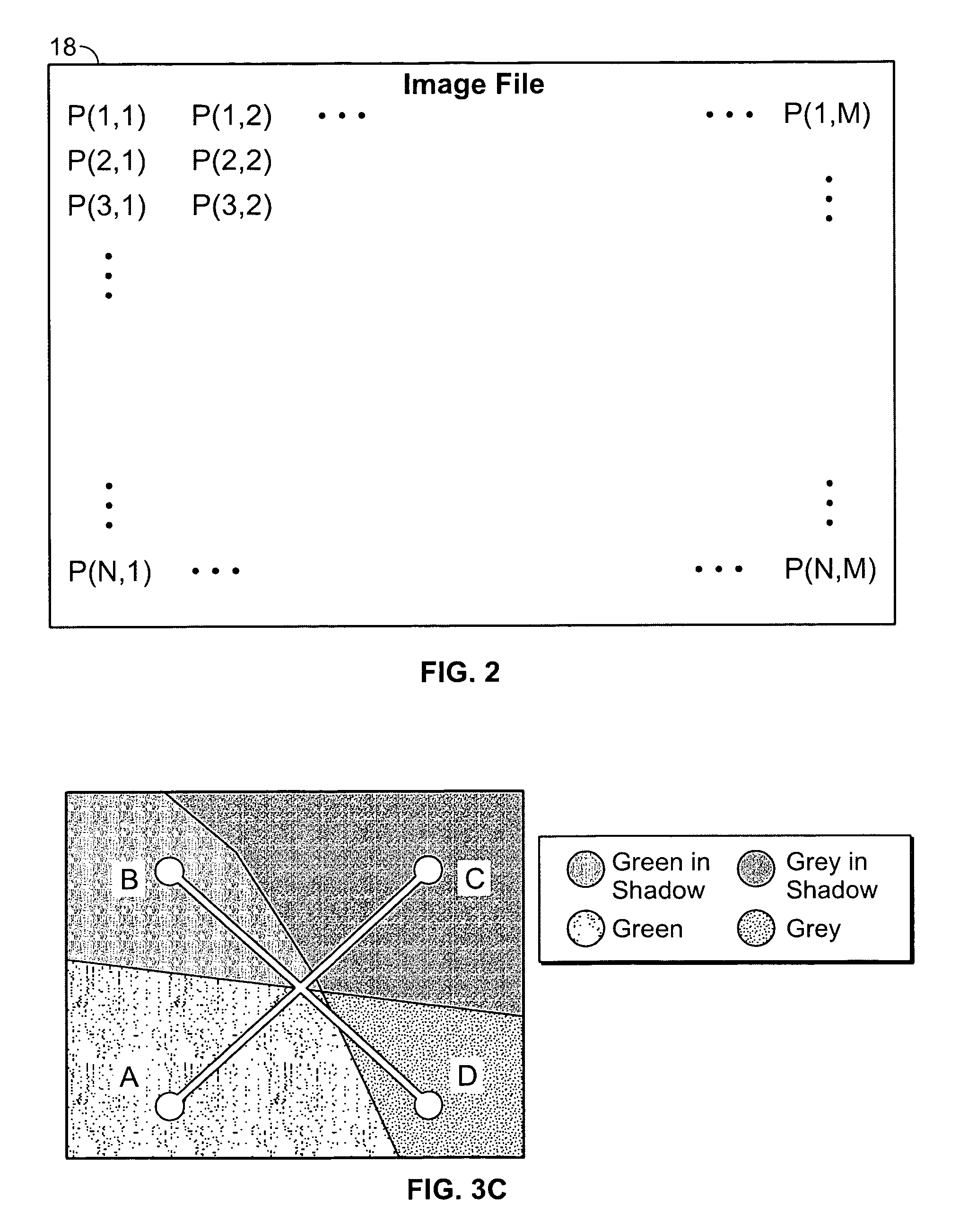 Method for using image depth information in identifying illumination fields