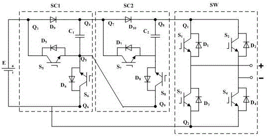 Seven-level inverter