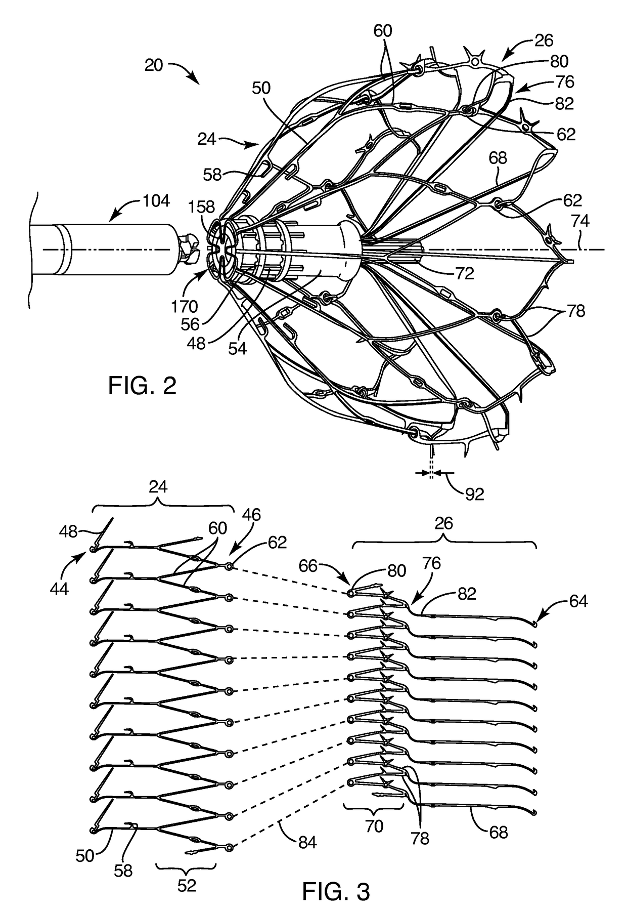 Medical device for modification of left atrial appendage and related systems and methods