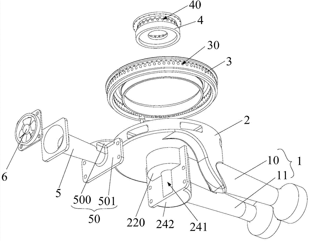 Burner and gas stove