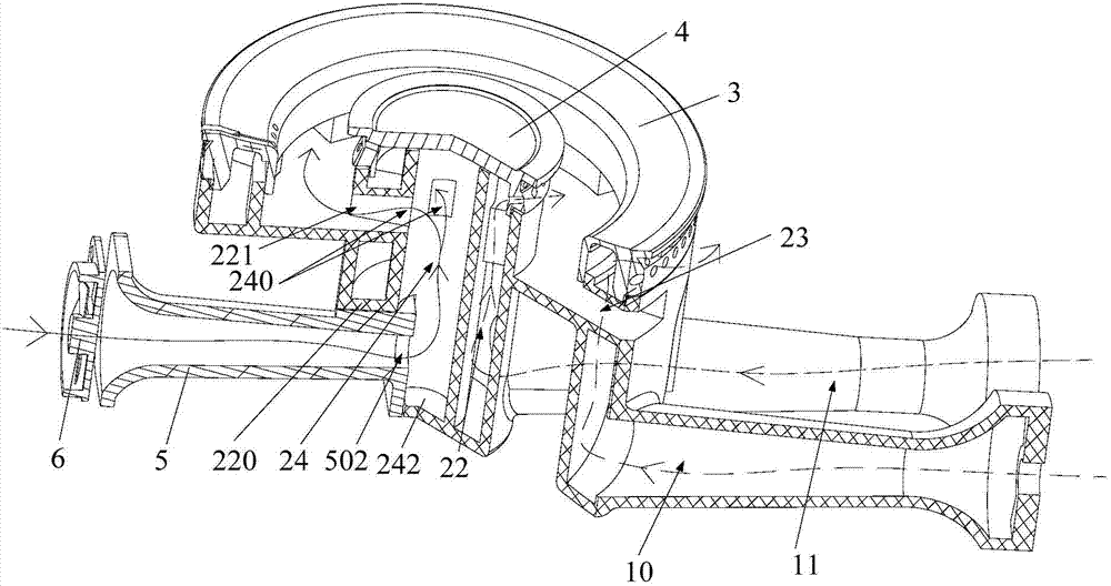 Burner and gas stove