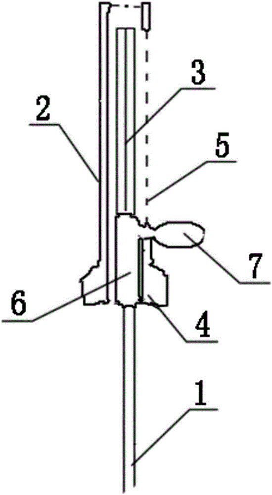 Disposable stab-preventing infusion needle