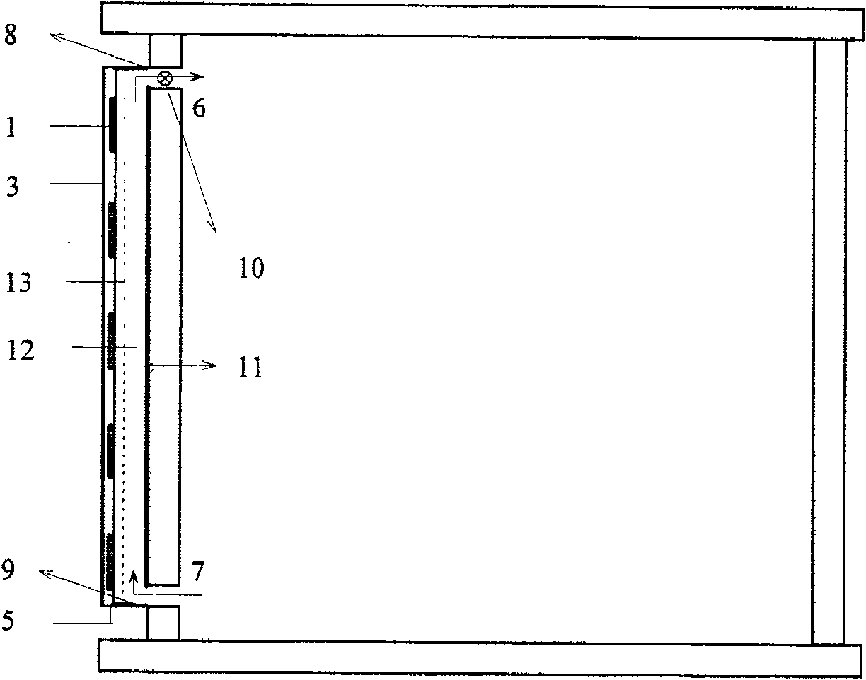 Photovoltaic passive heating wall