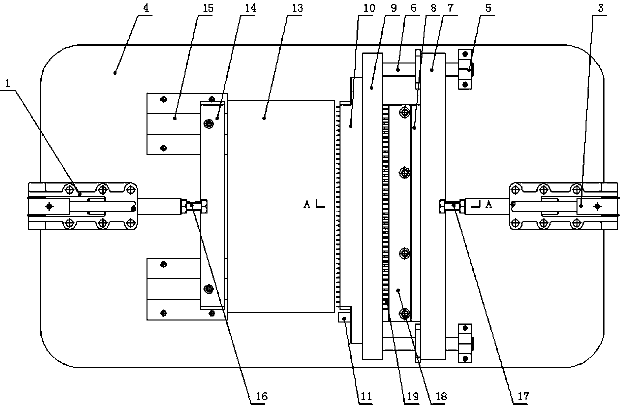 Reaming and claw fixing tool for core body of radiator and using method of reaming and claw fixing tool