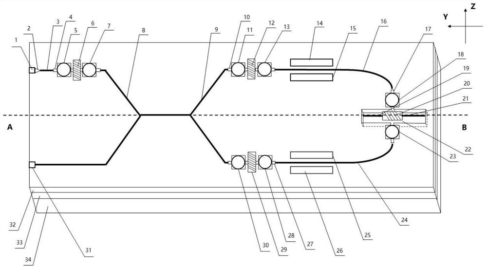 Hybrid Integrated Optical Accelerometer Based on Michelson Interference