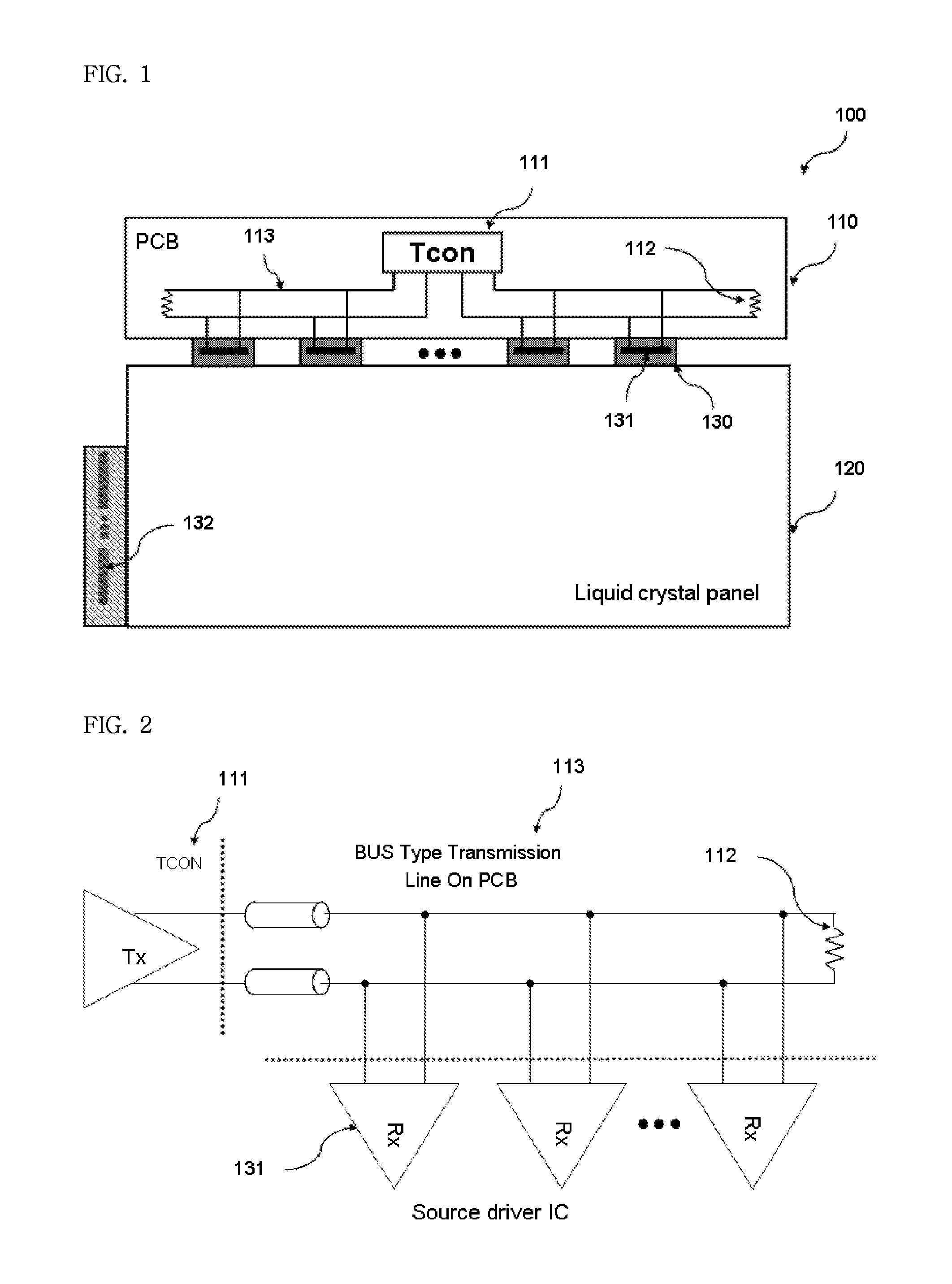 Chip-on-glass type liquid crystal display device