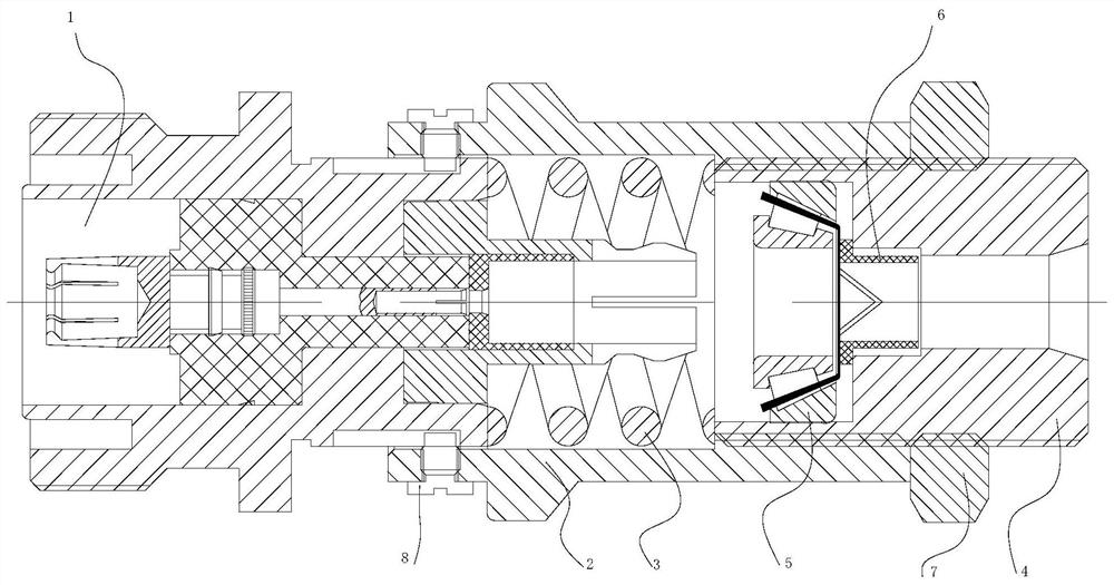 Solder-free fast locking adjustable test cable parameter device