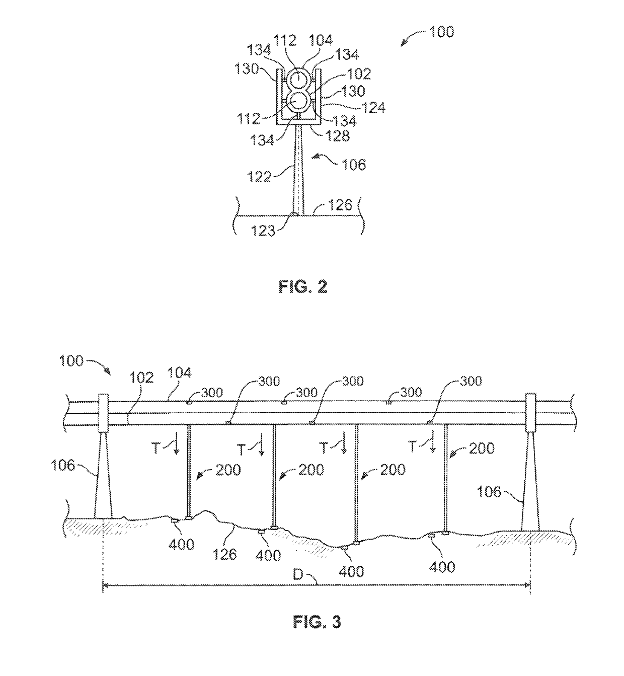 Support systems and methods for a transportation system