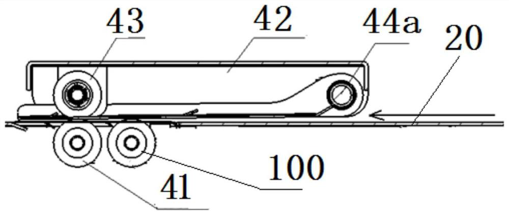 Multi-plicate chain type paper processing mechanism