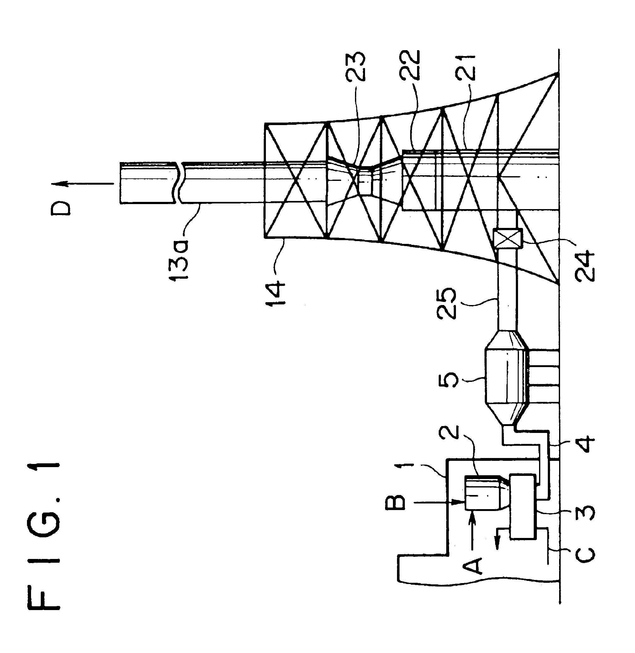 Flue gas treating system and process