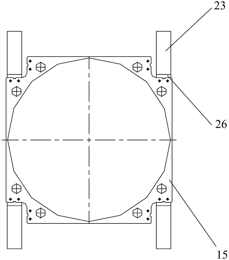 The reduction device of the rack and pinion lifting system and the rack and pinion lifting system