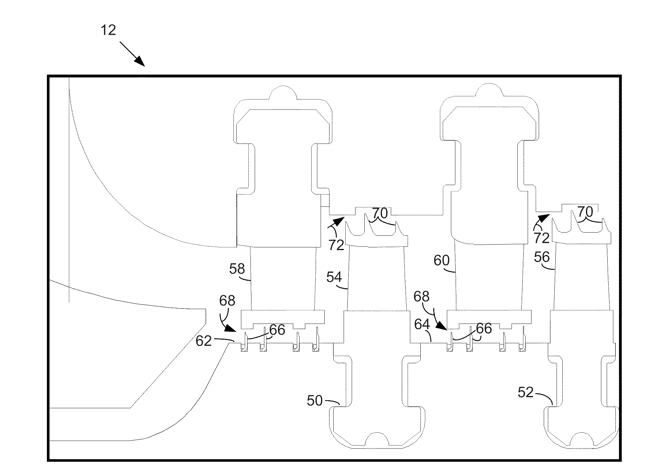 Adverse Pressure Gradient Seal Mechanism