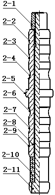 Lifting tool for sheared-off continuous oil tube and using method