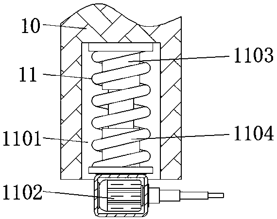 Stacking assembly for below closed or semi-closed confined space