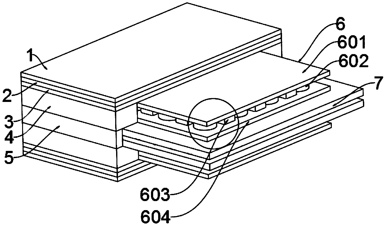 Silica gel foam with good ventilation effect